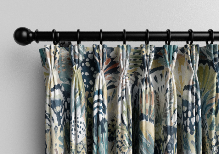 Maggie, Teal - Made to Measure Curtains - Image 11